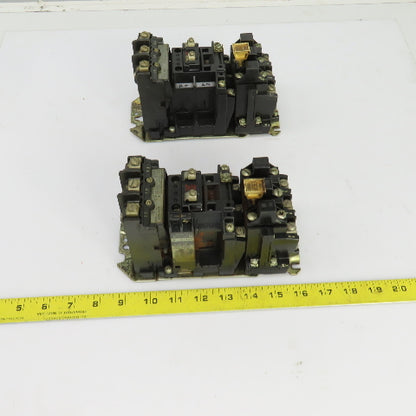 Allen Bradley 509-A0D Size 0 Ser B Contactor 1-5HP 600V 120V Coil 18A Lot Of 2