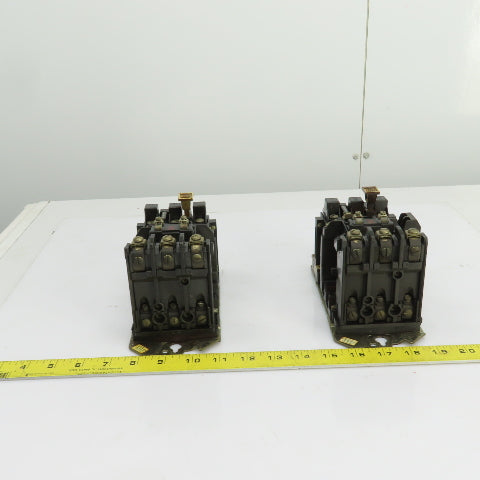 Allen Bradley 509-A0D Size 0 Ser B Contactor 1-5HP 600V 120V Coil 18A Lot Of 2