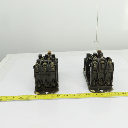 Allen Bradley 509-A0D Size 0 Ser B Contactor 1-5HP 600V 120V Coil 18A Lot Of 2