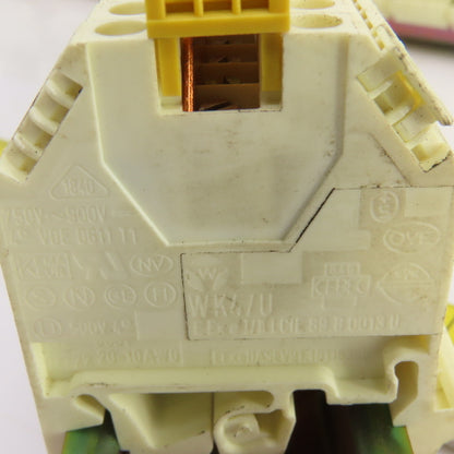 Wieland WK4/U DIN Rail Mount Terminal Blocks 20-10 AGW 600V 40A Lot Of 185