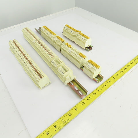 Wieland WK4/U DIN Rail Mount Terminal Blocks 20-10 AGW 600V 40A Lot Of 185