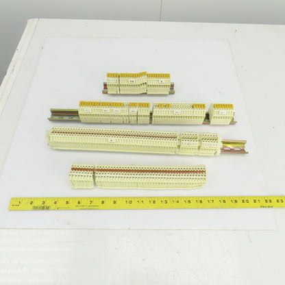 Wieland WK4/U DIN Rail Mount Terminal Blocks 20-10 AGW 600V 40A Lot Of 185