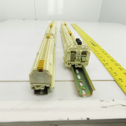 Wieland WK4/U DIN Rail Mount Terminal Blocks 20-10 AGW 600V 40A Lot Of 170