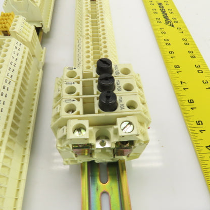 Wieland WK4/U DIN Rail Mount Terminal Blocks 20-10 AGW 600V 40A Lot Of 170