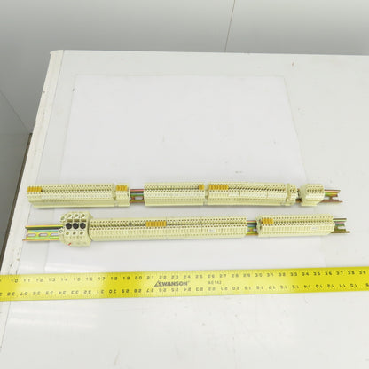 Wieland WK4/U DIN Rail Mount Terminal Blocks 20-10 AGW 600V 40A Lot Of 170