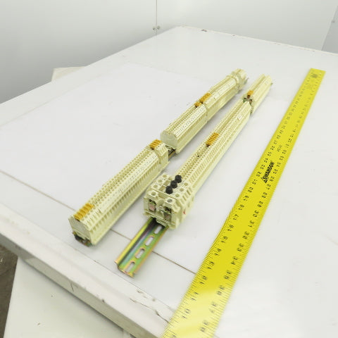 Wieland WK4/U DIN Rail Mount Terminal Blocks 20-10 AGW 600V 40A Lot Of 170