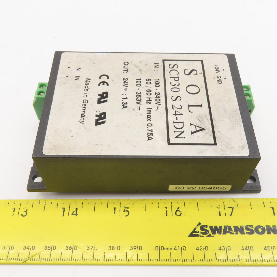 Sola SCP30 S 24-DN AC/DC DIN Rail Power Supply 24VDC