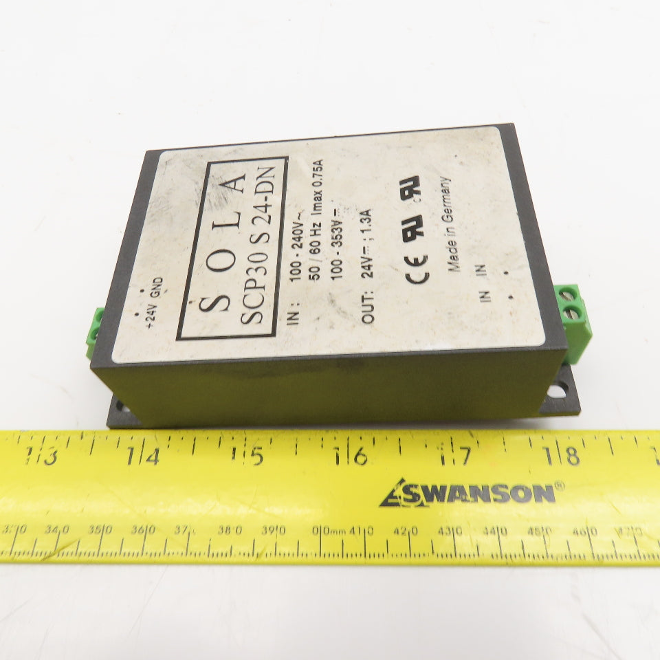 Sola SCP30 S 24-DN AC/DC DIN Rail Power Supply 24VDC