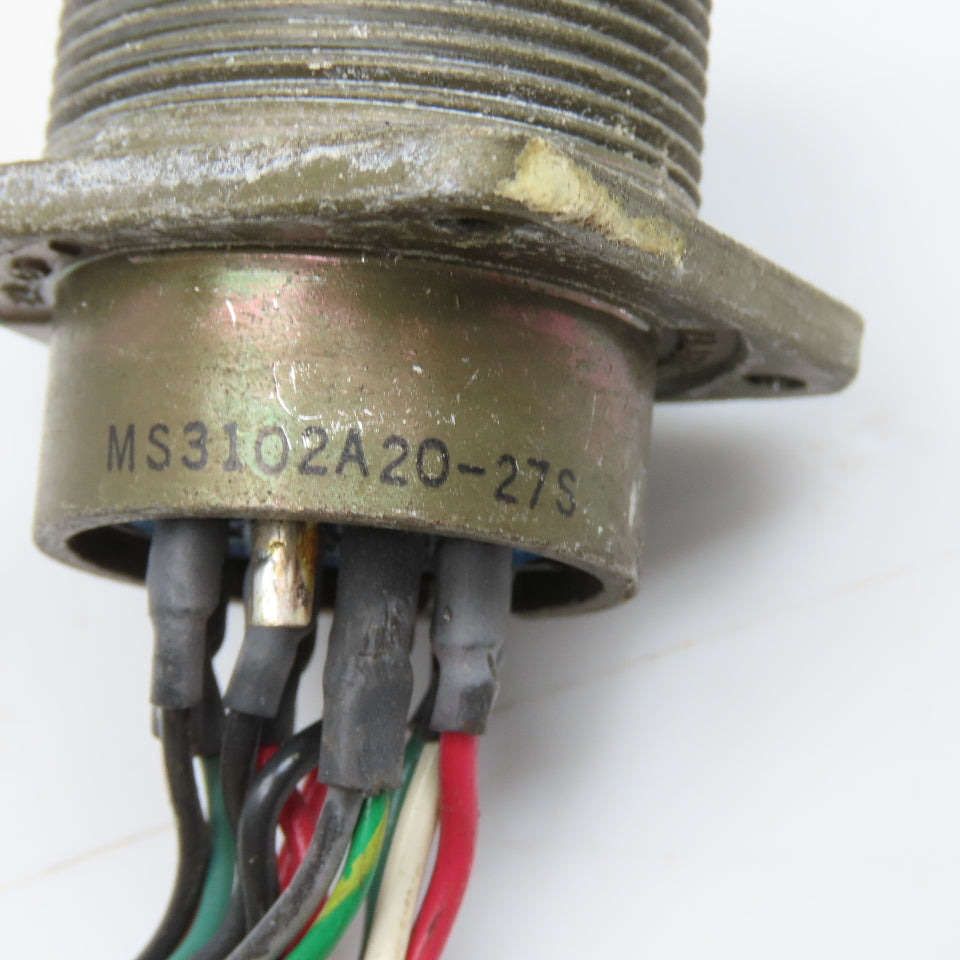 Amphenol MS3102A20-27S 14 Position Solder Female Circular Connector Panel Mount