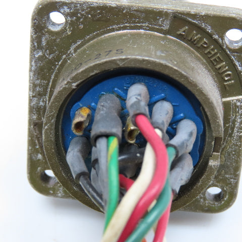 Amphenol MS3102A20-27S 14 Position Solder Female Circular Connector Panel Mount