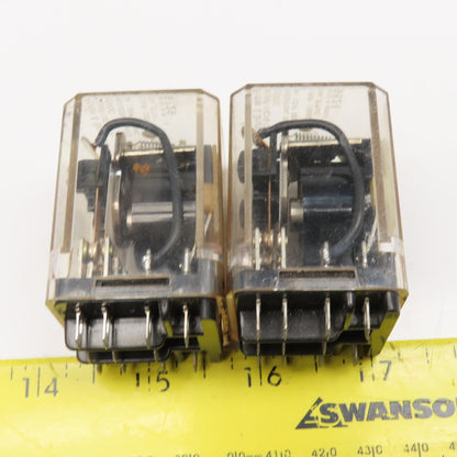 Potter Brumfield KUMP-14D18-12 1/2Hp 600VAC Ice Cube Relay 12VDC Coil Lot Of 2