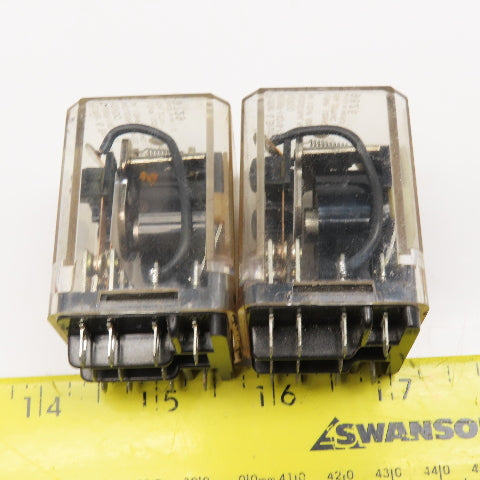 Potter Brumfield KUMP-14D18-12 1/2Hp 600VAC Ice Cube Relay 12VDC Coil Lot Of 2