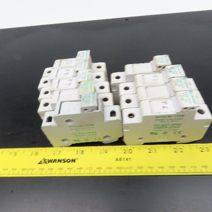 Littelfuse  LPSM 30A Single Pole DIN Mount Fuse Holder 600V Lot Of 9