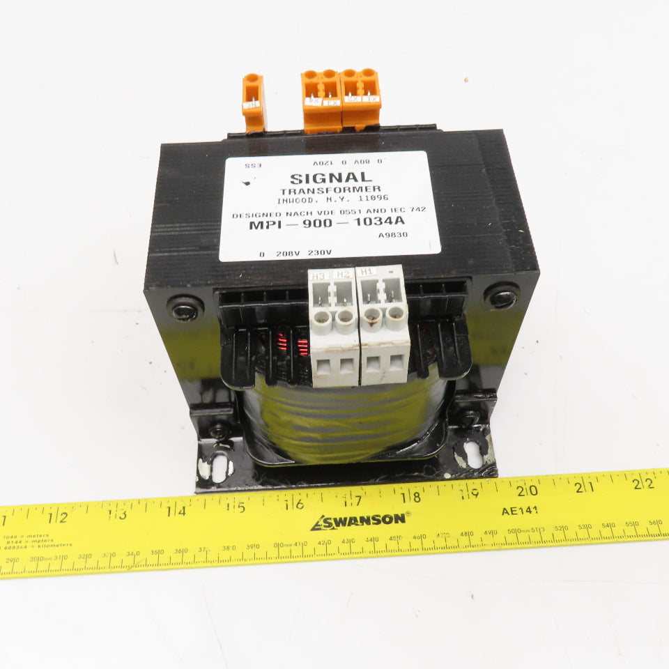 Signal Transformer MPI-900-1034A 208/230V Primary Transformer 80/120V Secondary