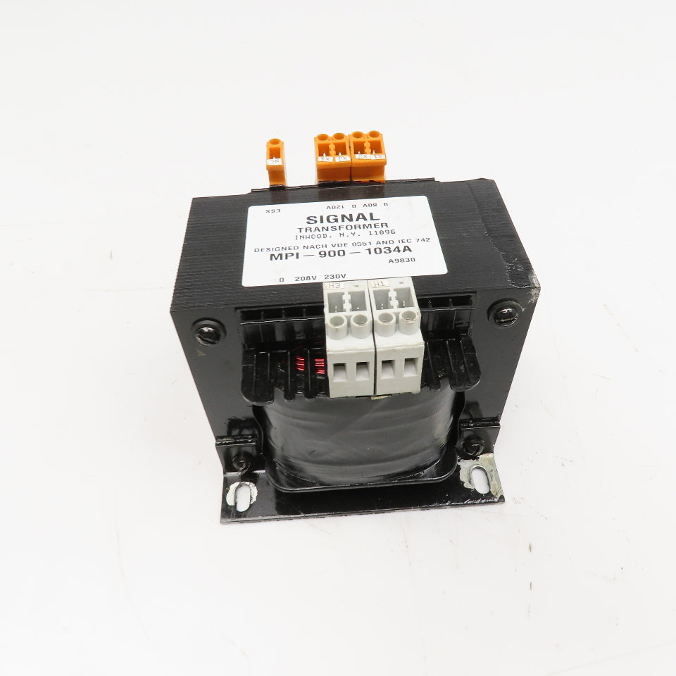 Signal Transformer MPI-900-1034A 208/230V Primary Transformer 80/120V Secondary