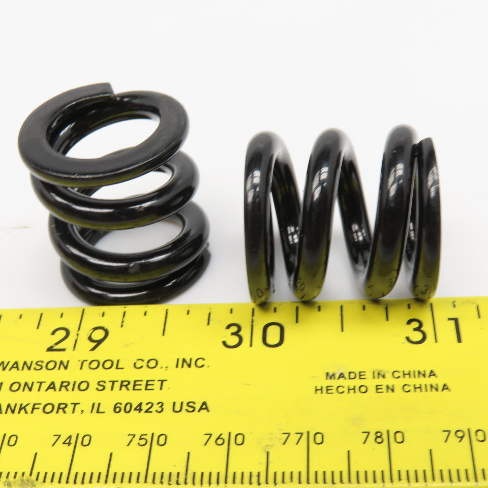5/8" Rod x 1" Hole 11/16" Round Wire Black Die Spring 1" Long Lot Of 2