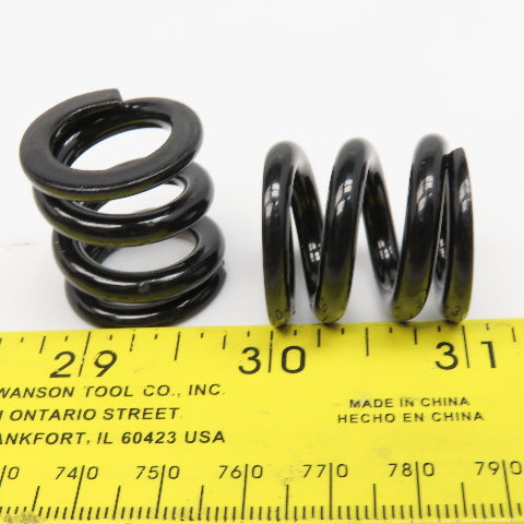 5/8" Rod x 1" Hole 11/16" Round Wire Black Die Spring 1" Long Lot Of 2