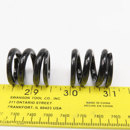 5/8" Rod x 1" Hole 11/16" Round Wire Black Die Spring 1" Long Lot Of 2