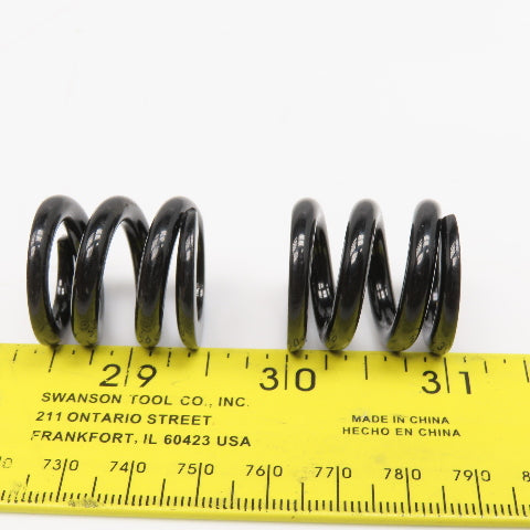 5/8" Rod x 1" Hole 11/16" Round Wire Black Die Spring 1" Long Lot Of 2