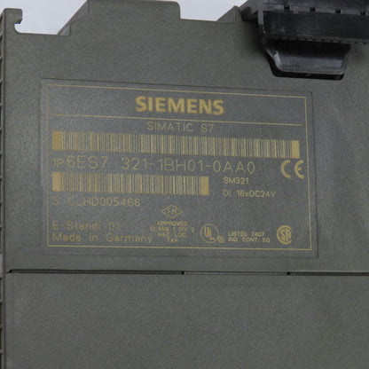 Siemens 6ES7 321-1BH01-0AA0 Simatic S7 Input Module 24VDC SM321