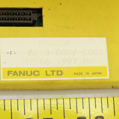 Fanuc A03B-0807-C011 PLC Assembly I/O Chassis CPU 6 Slot Rack W/A03B-0807-C161