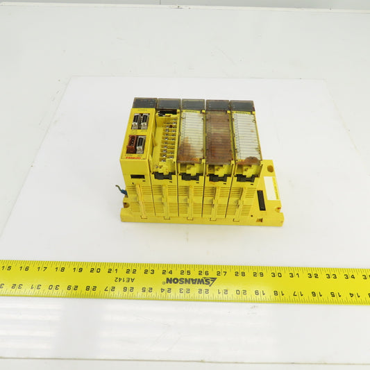 Fanuc A03B-0807-C011 PLC Assembly I/O Chassis CPU 6 Slot Rack W/A03B-0807-C161