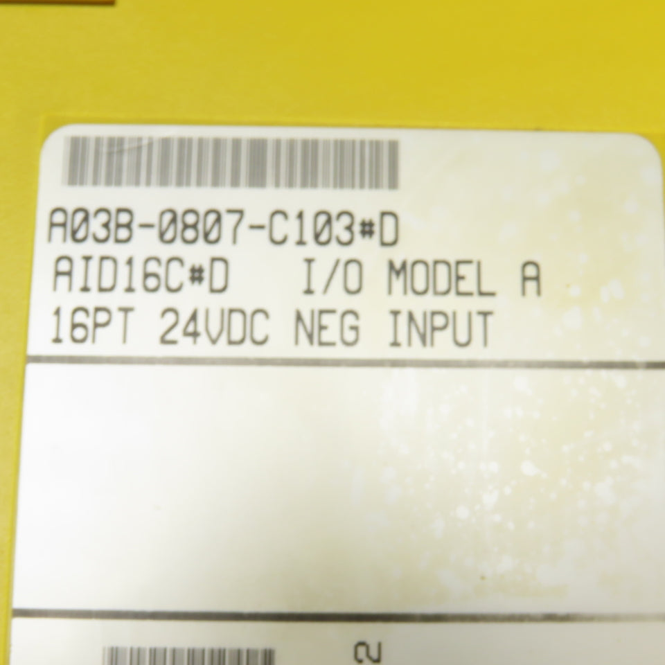 Fanuc A03B-0807-C011 PLC Assembly I/O Chassis CPU 10 Slot Rack A03B-0807-C104#D