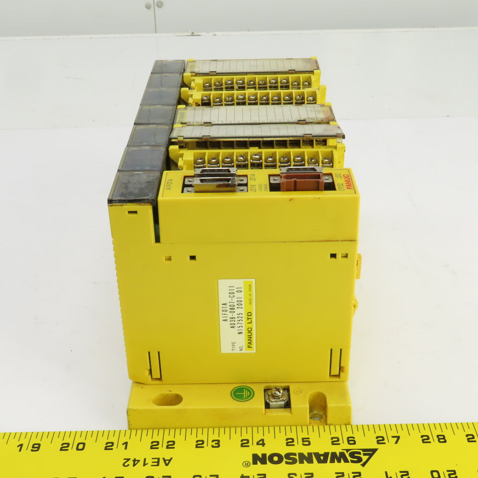 Fanuc A03B-0807-C011 PLC Assembly I/O Chassis CPU 10 Slot Rack A03B-0807-C104#D