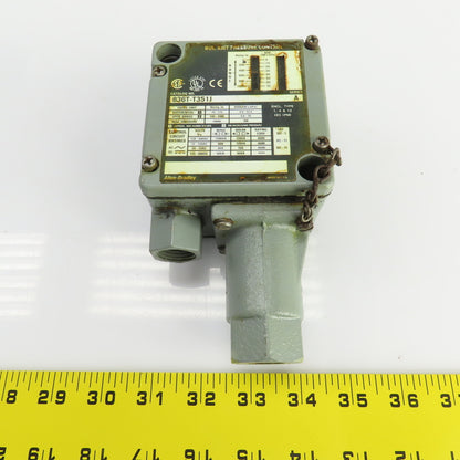 Allen Bradley 836T-T351J Ser A Pressure Control 0 -1000 PSI Pneumatic or Hydr.
