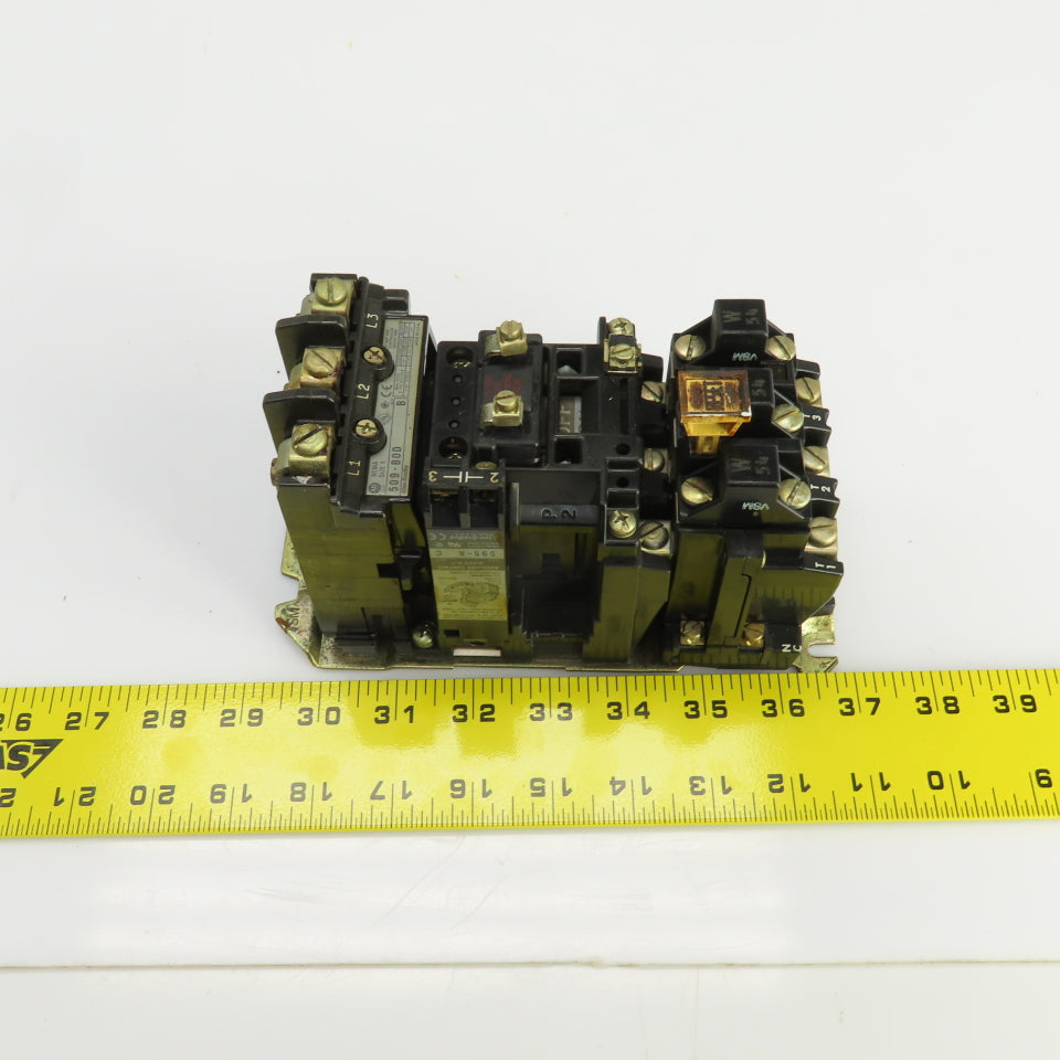 Allen Bradley 509-B0D Ser B Nema Size 1 Motor Starter 120V Coil 2-10HP 600V Max