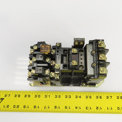 Allen Bradley 509-B0D Ser B Nema Size 1 Motor Starter 120V Coil 2-10HP 600V Max