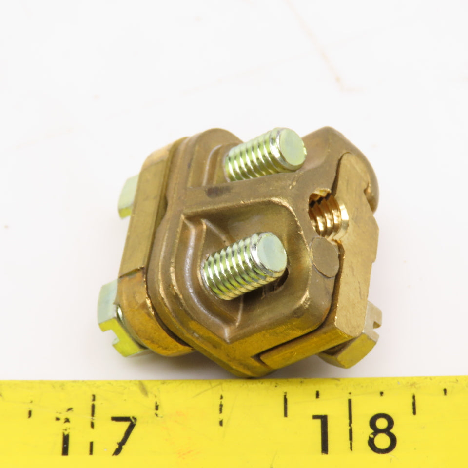 Druseidt 02581 M6 Brass Joint Clamp Connector Switch Board