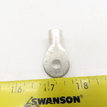 AMP 320138 2AWG Solistrand Tin Coated Wire Terminal Lug 1/4" Stud Lot Of 50