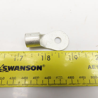 AMP 320138 2AWG Solistrand Tin Coated Wire Terminal Lug 1/4" Stud Lot Of 48