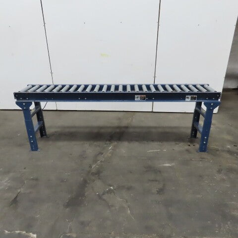 Hytrol (8') 96" L x16" W Gravity Roller Conveyor  Section 12-1/2" BF W/ Legs
