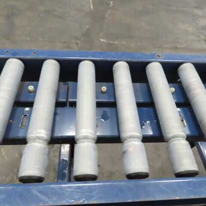 Hytrol (8') 96" L x16" W Gravity Roller Conveyor  Section 12-1/2" BF W/ Legs