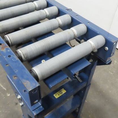 Hytrol (8') 96" L x16" W Gravity Roller Conveyor  Section 12-1/2" BF W/ Legs