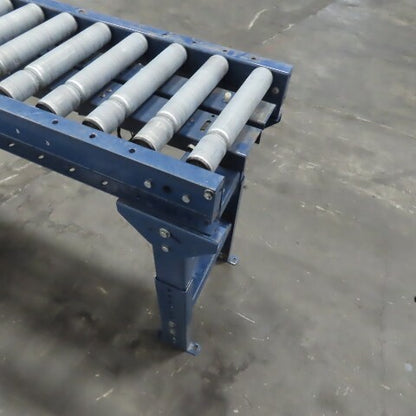 Hytrol (8') 96" L x16" W Gravity Roller Conveyor  Section 12-1/2" BF W/ Legs