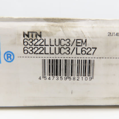 NTN 6322LLUC3 Sealed Radial Deep Groove Ball Bearing 10x240x50mm