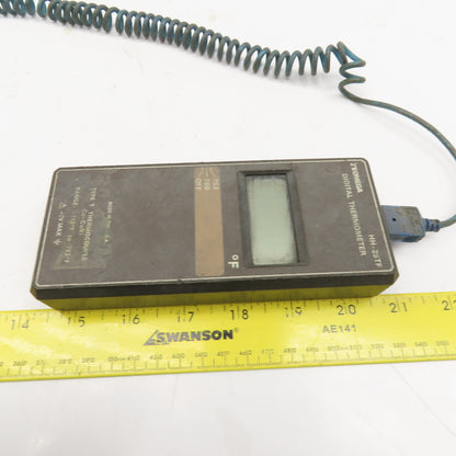 Omega HH-25TF Digital Thermometer -112°F To 752°F W/ 12" Type T Thermocouple