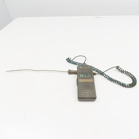 Omega HH-25TF Digital Thermometer -112°F To 752°F W/ 12" Type T Thermocouple