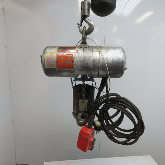 Cm Lodestar Model A 1/8 Ton Electric Chain Hoist 10' Lift 32FPM 115V Single Phase