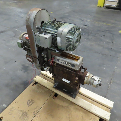 Hart HT-92S-13R Horizontal Hydraulic Drilling Head 4.7HP 230/460V 3PH 1145RPM