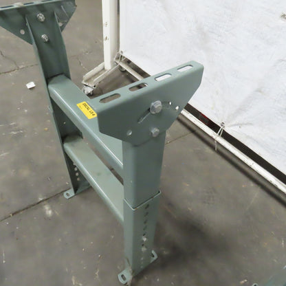 17-1/4" Wide Hytrol Style Adjustable Height 23-29" Tilt Conveyor Leg Lot of 2