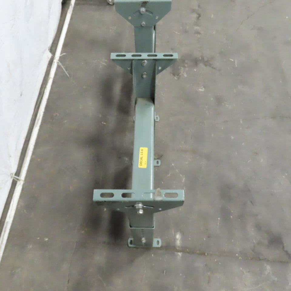 17-1/4" Wide Hytrol Style Adjustable Height 23-29" Tilt Conveyor Leg Lot of 2