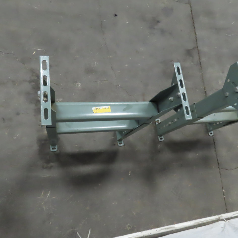 17-1/4" Wide Hytrol Style Adjustable Height 23-29" Tilt Conveyor Leg Lot of 2