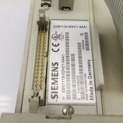 Siemens 6SN1123-1AB00-0CA0/6SN1118-0DH21-0AA1 Power Module LT-Module INT .2X50A