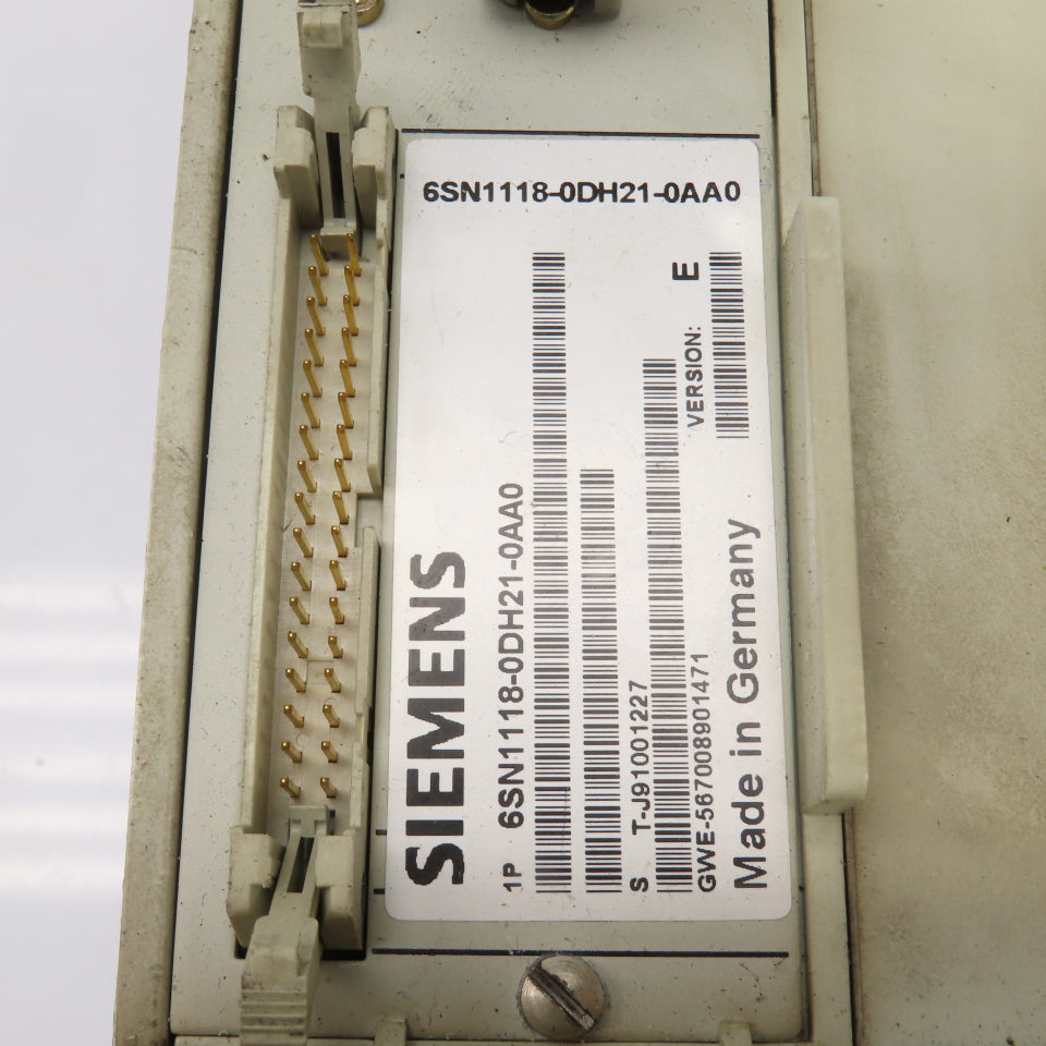 Siemens 6SN1123-1AB00-0CA0/6SN1118-0DH21-0AA0 Power Module LT-Module INT .2X50A