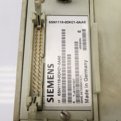 Siemens 6SN1123-1AB00-0CA0/6SN1118-0DH21-0AA0 Power Module LT-Module INT .2X50A