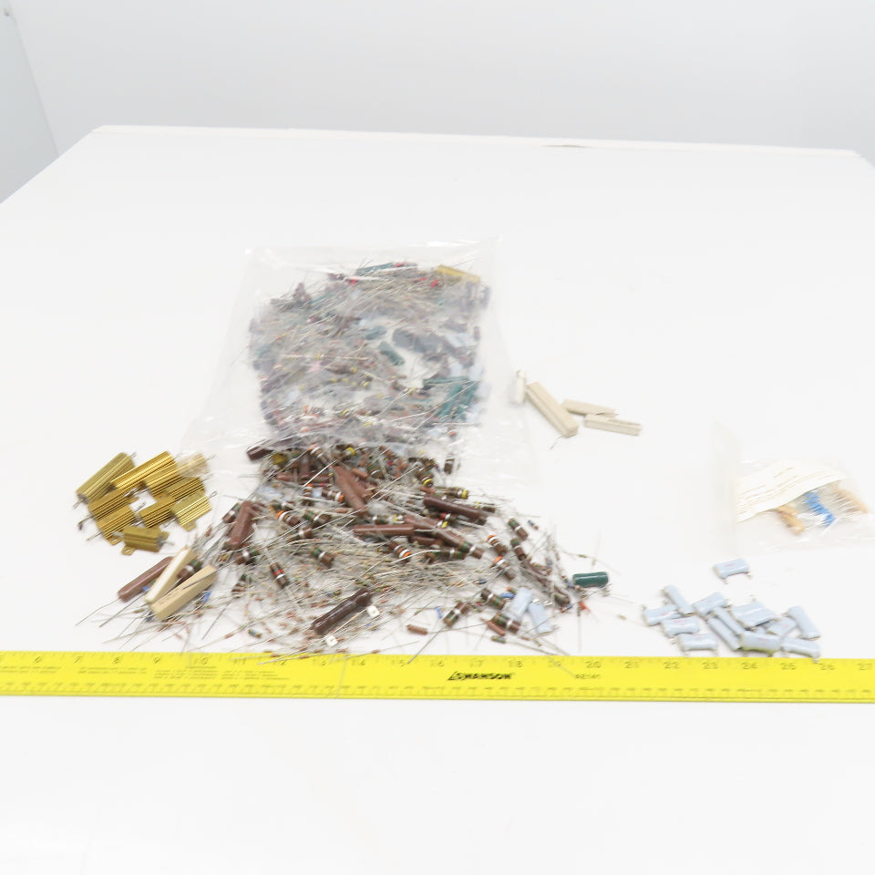 Huge Misc. Lot Solder In Bread Board Resistors Over 1000